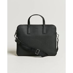 BOSS BLACK Crosstown Slim Computer Leather Bag Black - Musta - Size: 48 50 52 54 56 - Gender: men