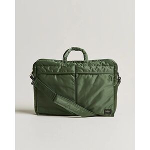 Porter-Yoshida & Co. Tanker 2Way Briefcase Sage Green - Musta - Size: One size - Gender: men
