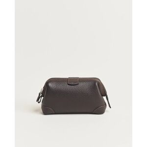 F. Hammann Small Washbag Dark Brown - Punainen - Size: One size - Gender: men