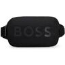 Boss Logo belt bag in structured fabric