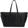 Boss Grained-leather tote bag with logo detail