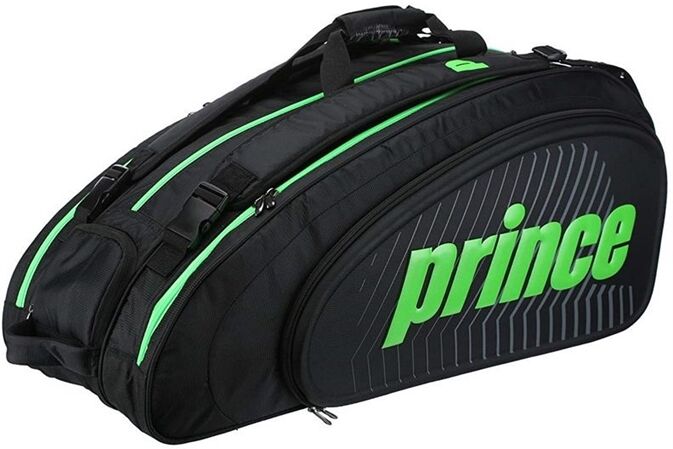 Prince Tour Slam Bag x12 Black/Green