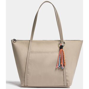 Pull&Bear Sac Cabas En Nylon Avec Ornement À Personnaliser Beige M female - Publicité