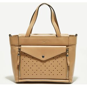 Sabatier 1947 - Sac Cabas en Cuir beige - 35x22x15 cm Beige - Publicité