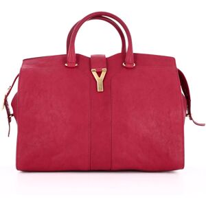 Saint Laurent - Sac Cabas Chyc Grand en Cuir bordeaux Etat: Très bon état - Longueur 40 cm Bordeaux - Publicité