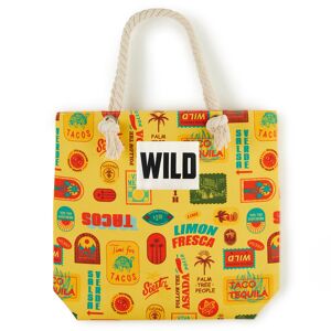 Wild - Tote-Bag Mateo jaune - 40x43x10 cm Jaune - Publicité