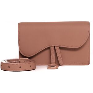 Dior - Sac banane Saddle en Cuir beige - Bon état - L.17 cm Beige - Publicité