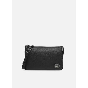 Grain Leather Pouch Bag With Strap par Lacoste Noir T.U Sacs - Publicité