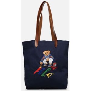 Shopper-Tote-Medium par Polo Ralph Lauren Bleu T.U Sacs - Publicité