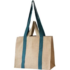 Sac cabas XL Naturel Bleu marine Pebbly [] - Publicité