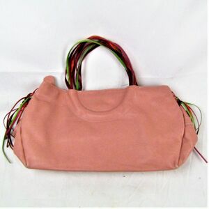 Sac à main pour femme stylisé bandoulière multicolore esprit vintage pastel rose  Rose - Publicité