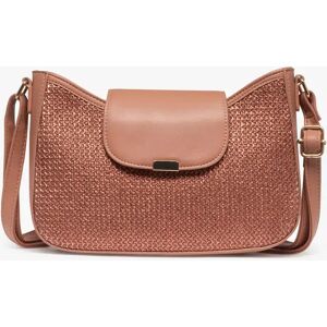 Sac besace compact tissé femme - GEMO rose standard - Publicité