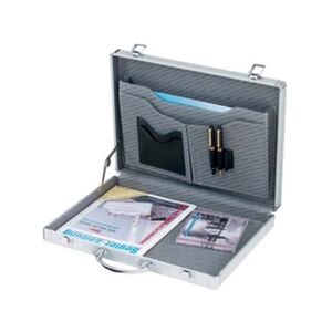 GENERIQUE ALUMAXX - attaché-case "MINOR", en aluminum, argenté, maniable - Publicité