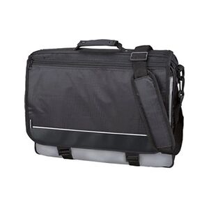 Lightpak Sac à bandoulière 'WAVE', Polyester, noir/gris - Publicité