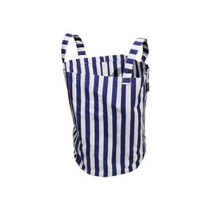 Lona - Sac de plage 100% coton Porta rayé bleu et blanc - Publicité