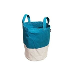 Lona - Sac de plage 100% coton Porta vert et blanc cassé - Publicité