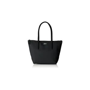 Lacoste sac cabas cuir femme, bandoulière, noir (noir), 14,5x24,5x23,5 cm (l x - Publicité