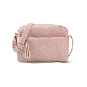 GENERIQUE ICB Petit sac à main à triple fermeture éclair - Rose - Publicité