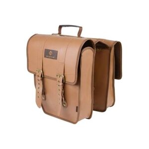 M-Wave Amsterdam Double Sacoche pour porte-bagage marron clair - Publicité