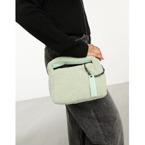 - Mini sac Ã  main en fausse fourrure avec bandouliÃ¨re - Menthe-Vert Vert No Size female