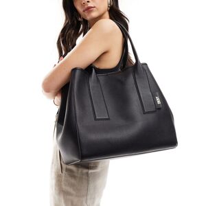 DKNY - Grayson - Tote bag avec pochette Ã  logo monogramme - Noir Noir No Size female - Publicité