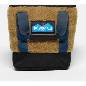 KAVU - Petit cabas en sherpa - Vert Vert One Size unisex - Publicité