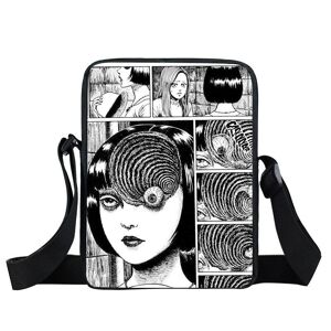 Xkbmanga10-L23cm W16cm Hcm6 -Japonais Horreur Manga Messenger Sac Femmes Sacs À Main Hommes Décontracté Voyage Sac Enfants Petits - Publicité