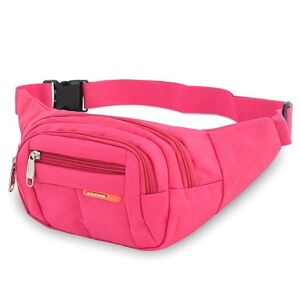 Rouge -Sac Banane Multifonction Pour Hommes Et Femmes, Nouvelle Mode, Sac De Taille, Sport, Grande Pochette - Publicité