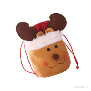 Sac de Noël Sacs à jouets Sacs fourre-tout Cadeau de Noël Sac cadeau Douches nuptiales Décorations de Noël pour la fête Cerf - Publicité