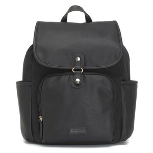 Babymel Sac à langer dos Freddie Vegan Leather Black Convertible