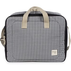 Walking Mum Valise de maternite I Love Vichy noir