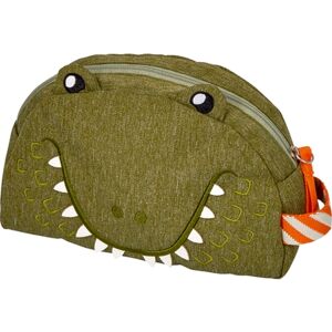 Trousse enfant multi-usages crocodile théâtre des poches animaux