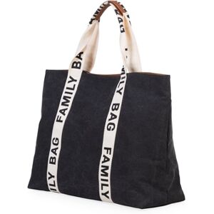 CHILDHOME Sac a langer Family Bag Signatur toile noir