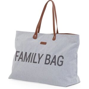 CHILDHOME Sac a langer dos Family Bag Signatur toile gris