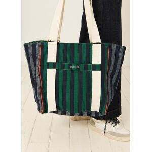 SHOPPING BAG Mixed Stripes VERT TU