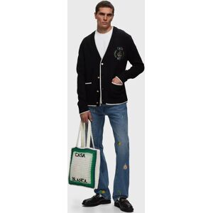 Casablanca COTTON CROCHET BAG men Messenger & Crossbody Bags green en taille:ONE SIZE - Publicité