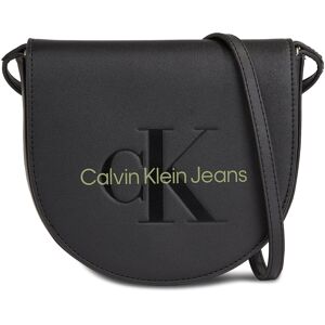 Sac à main Calvin Klein Jeans Sculpted Mini Saddle Bag K60K611966 Black/Dark Juniper 0GX - Publicité