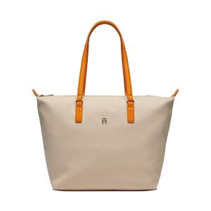 Sac à main Tommy Hilfiger Poopy Canvas AW0AW15983 Beige - Publicité