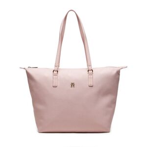 Sac à main Tommy Hilfiger Poppy Canvas Tote AW0AW15983 Rose - Publicité