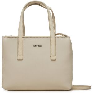 Sac à main Calvin Klein Ck Must Mini Tote_Pu/Nubuck K60K611873 Dk Ecru PC4 - Publicité