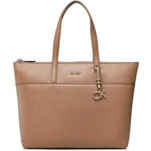 Sac à main Calvin Klein Ck Must Shopper Lg W/Slip Pkt K60K609860 Marron - Publicité