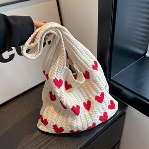 Yogodlns concepteur tricoté sacs à main femme grande capacité Shopper fourre-tout femmes sac à bandoulière été décontracté tissé sac de plage - Publicité