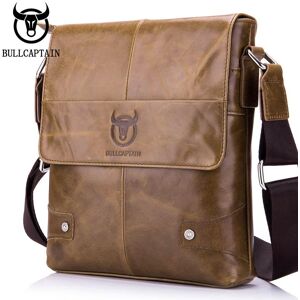 BULLCAPTAIN hommes porte-documents en cuir véritable homme bandoulière sac à bandoulière affaires homme sac de messager - Publicité