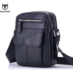 BULLCAPTAIN BULLCAPTAION sac messager en cuir véritable hommes sac à bandoulière petit Homme cartable Homme sacs à bandoulière - Publicité