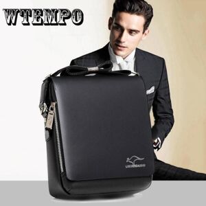 WTEMPO Sacs à main hommes porte-documents en cuir bandoulière sac à bandoulière affaires messager sacs à main - Publicité