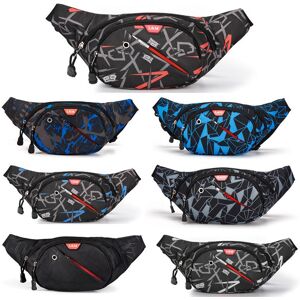 Sac à Dos pour Hommes Hengreda Fanny Pack Sac de Taille Poche Banane Hommes Sac de Ceinture de Voyage décontracté vélo Femmes Mode Nylon Sacs à bandoulière imperméables - Publicité