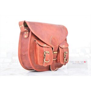 Vintage Goat leather Bags Sac en cuir véritable pour femmes, sac à main en cuir, sac à main en cuir, sac de selle pour dames, sac Boho, sac à main pour femmes, cadeau pour maman, cadeau pour elle - Publicité