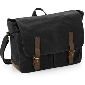 Quadra Heritage Waxed Canvas Messenger Bag - Publicité