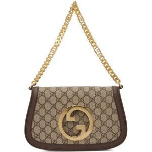 Gucci Sac à bandoulière Blondie beige à G entrecroisés - UNI - Publicité