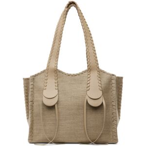 Chloé Moyen cabas Mony beige - UNI - Publicité